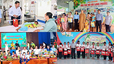 Bạc Liêu tổ chức thăm tặng quà cho trẻ em nhân dịp Tết Trung thu năm 2023